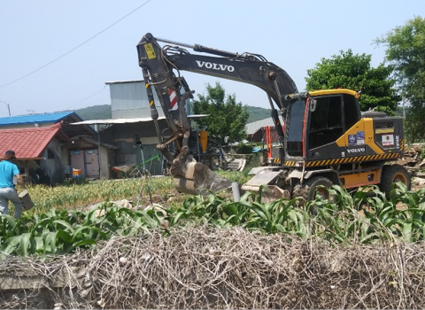 처인구 원삼면 1037-13번지 철거공사 (완파)
