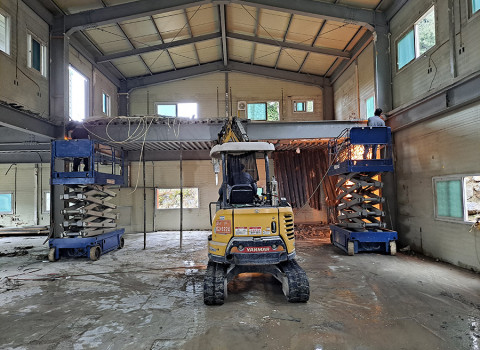 처인구 유방동 671번지 코비스공장 2층 철거공사